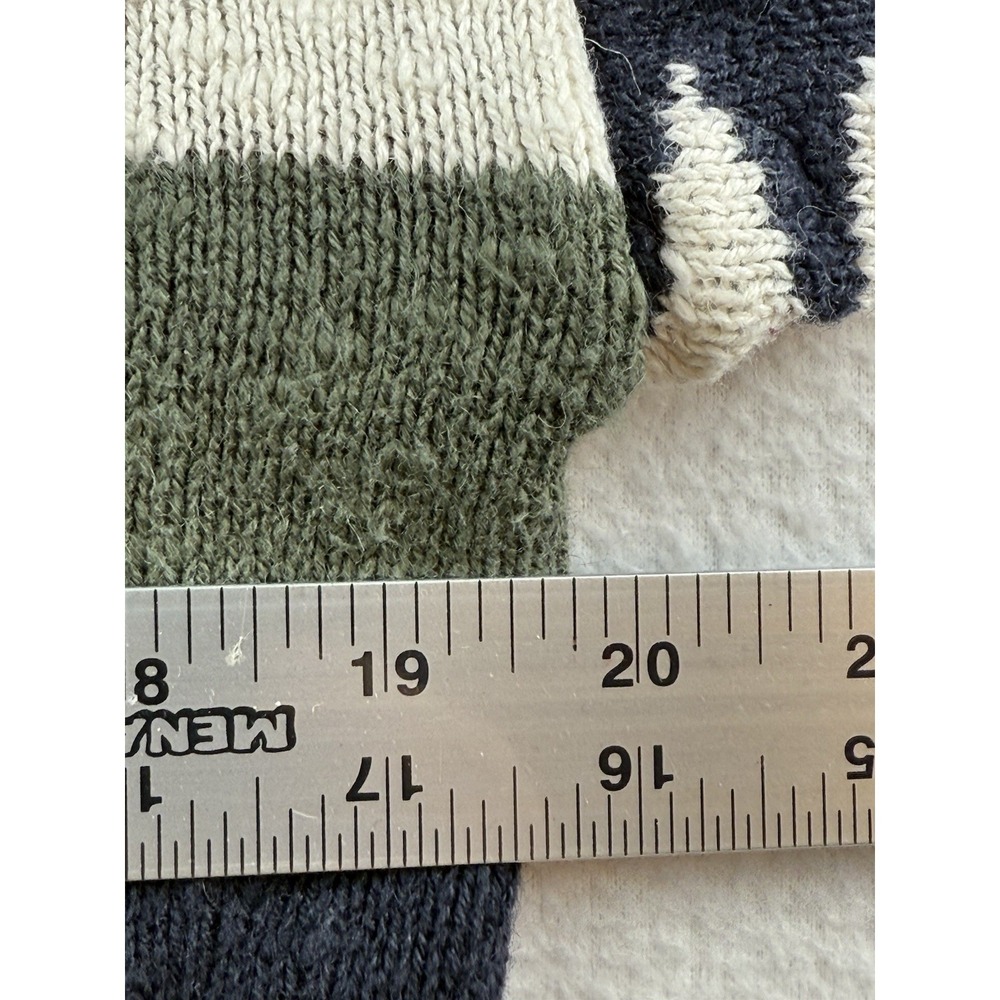 Vintage Christopher Banks Cardigan Sweater Colorful Patchwork Design Size M - Picture 7 of 10